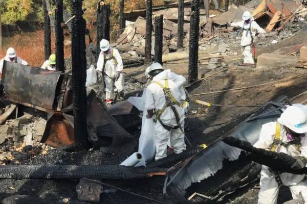 Fire Damage Site Cleanup