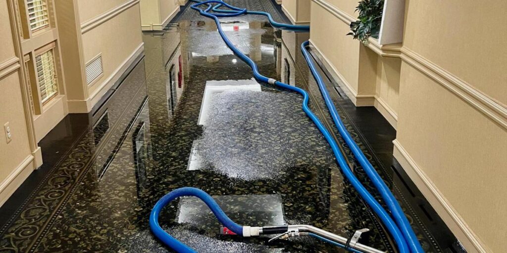 water damage cleanup