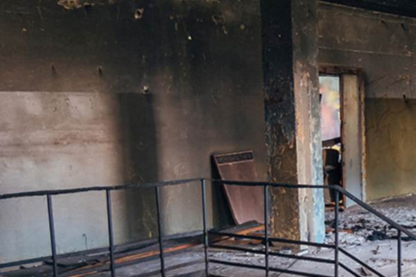 smoke damage cleaning